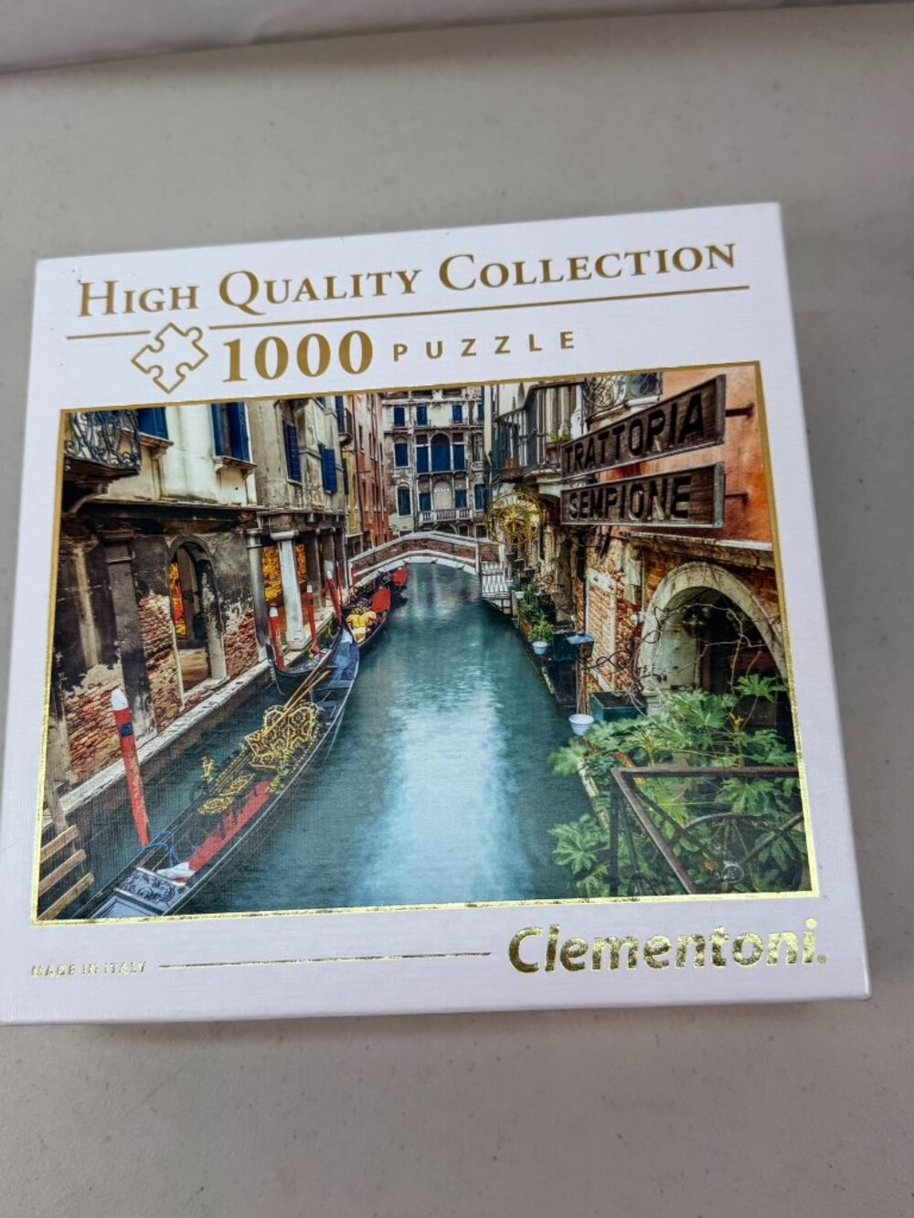 Clementoni Venice Canal 1000‑Piece Puzzle – High Quality – Made in Italy